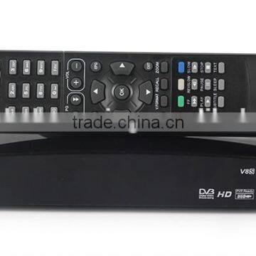 Cheapest Android TV Box TV Satellite Receiver OPENBOX V8S Support Wifi WEB TV Weather Newcamd Smart TV BOX