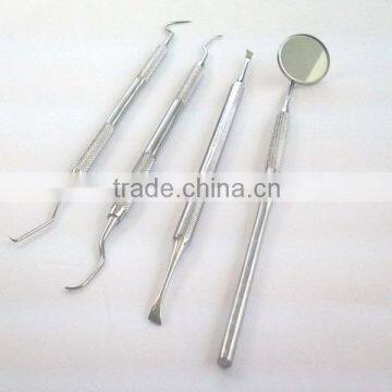 Dental Tartar Calculus Plaque Remover Tooth Scraper Dental Mirror and Scaler Set photo-2