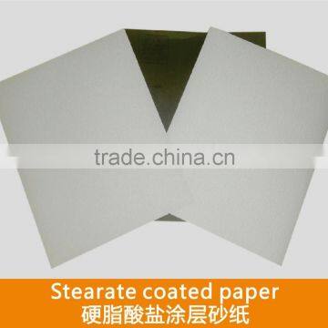 Stearate coated paper 30% latexed paper backing open coated double resin binder white coated