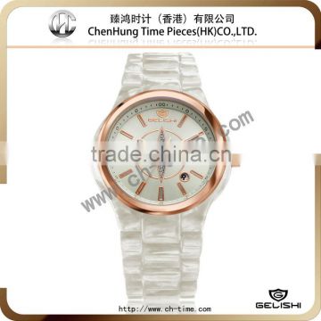 Low cost gold plated branded ladies wrist watches for girls