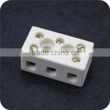 High quality wear resistance 3 pole connector electrical ceramic terminal connector