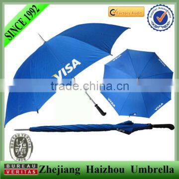 28'' promotional waterproof manual open golf umbrella