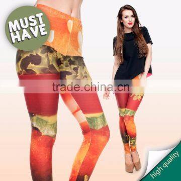 Cute digital print modern fashion latest fashion women custom fitness leggings