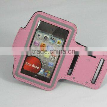 Wholesale armband for cellphone/sport cellphone armbag/customize armbag for running/Sport gym armband pink color