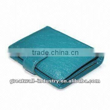 Card Wallet, Suitable for Ladies, Made of PU, Measures 11.50 x 9.50cm