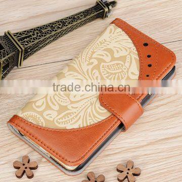 China Classical Landscape Series Wallet Leather Phone Case for IPhone 6 With Card Holder photo-5