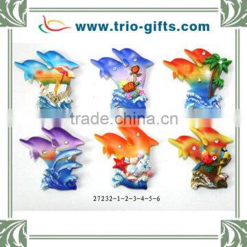 Wholesale Dolphin Shape Polyresin Souvenir Magnet