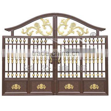 Durable aluminum alloy villa garden gate