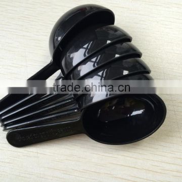 7G Black plastic measuring scoop for coffee bean