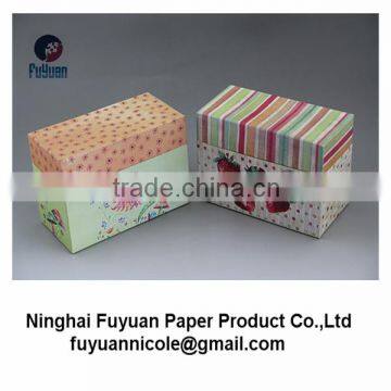 various customized farm style design cardboard recipe box