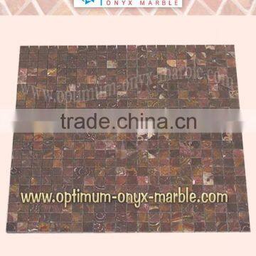 RED ONYX MOSAIC TILE - 002 photo-5