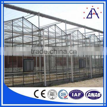 HOT!!! Easily Installed Aluminium Profile Greenhouse