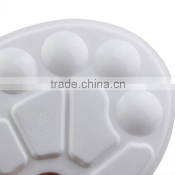 10 Well Oval Profesional Plastic Paint Palette photo-5