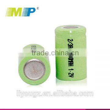 wholesale Industrial battery 2/3A NI MH 1200MAH 1.2V rechargeable battery