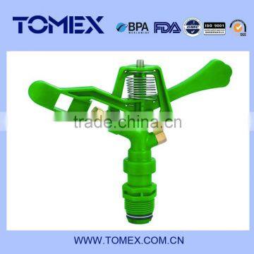 Garden Rotating Sprinkler With H-shape Base 3 Arms Plastic Watering Irrigation Sprinkler photo-5