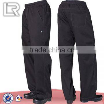 Wholesale Mens Black Baggy Lightweight Chef Pants,Chef Uniform