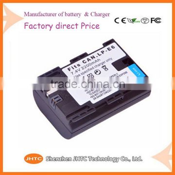 2650mAh High Capacity LP-E6 for Canon 5d mark iii Compatible Battery for EOS 6D 7D Camera Battery LP-E6