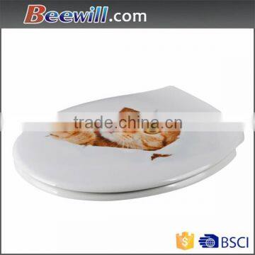 elongated decorative toilet seat covers