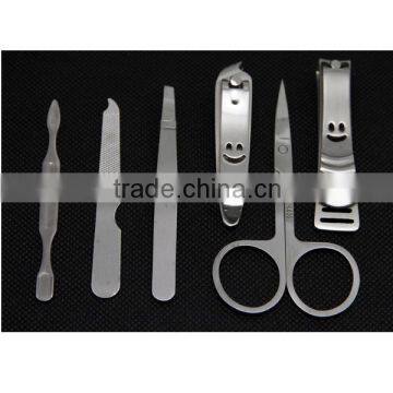 1SET(6pcs) Stainless Steel Dead Nippers Pedicure Sets Nail Clippers Set