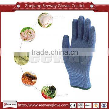 SEEWAY Gloves for Meat Cutting Blue Butcher Gloves for Pig Farm