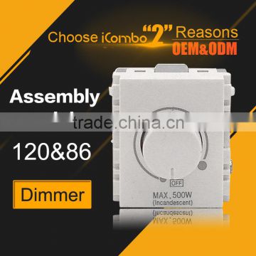 500W dimmer fuction modular electrical for wall switch