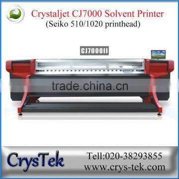 CRYSTEK 3.2m SPT 510 head outdoor solvent printer printing machinery