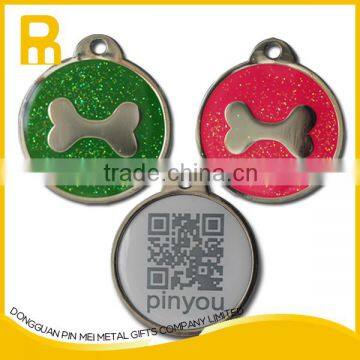 With Unique qr Code id Number Glitter Pet Tag photo-2