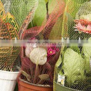 PE plastic fresh flowerpot packaging netting