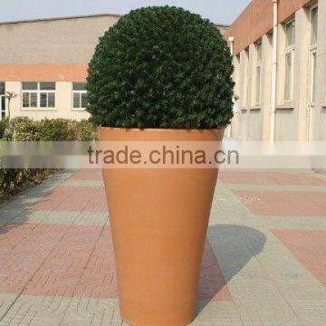 large terracotta flower pot plastic, big outdoor planter