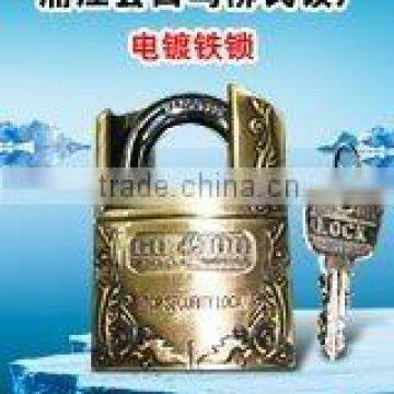 brass padlock