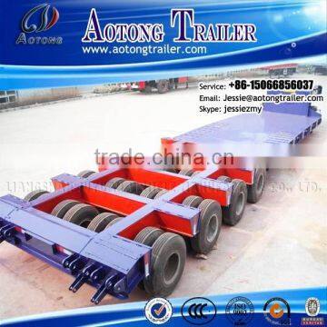 4 lines 8 axles large load low bed semi trailer for sale