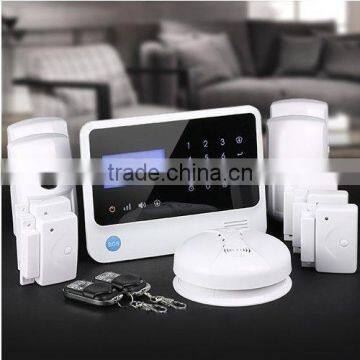 China producing home protection safety alarm system with SMS and phone call alert,with App for long distance remote control