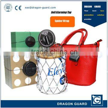 High sensitivity new design RF AM security eas self alarming wrap eas self alarming spider wrap