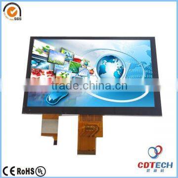 OEM TFT LCD colorful 7inch 1024x600 flexible tft lcd display with lvds interface