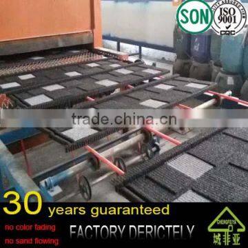 factory selling best quality Shingle 2 color stone coated aluminum roof tile