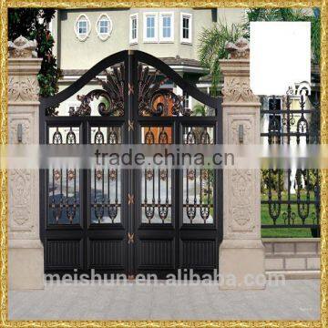 2016 newest popular door aluminum gate design of wrought aluminum