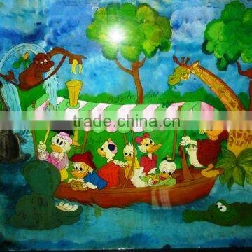 modern art glass oil painting