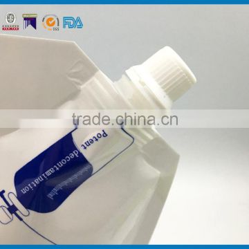 plastic water bag with spout