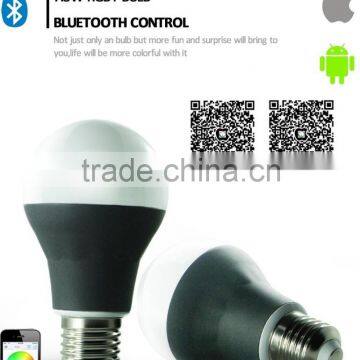 E27 Music Alarm Group Bluetooth E27 Dimmable 16Million Colors Smart LED Light Bulb 85-265v photo-6