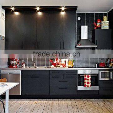 Dark color stylish Integrated Kitchen Cabinet/ kitchen furniture