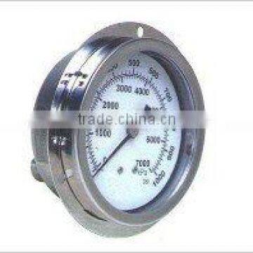 All stainless steel pressure gauge