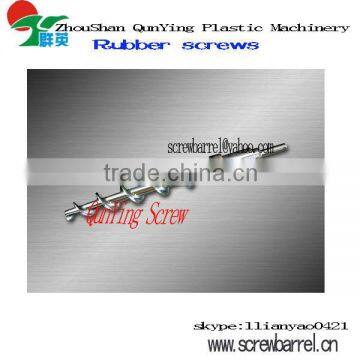 rubber screws barrel for rubber fliter