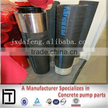Concrete pump rubber hose fitting DN125 Stainless steel Ends