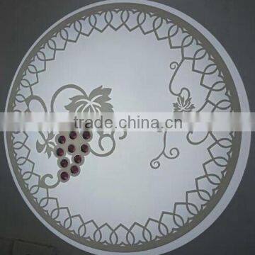 aluminum/ plactic/PMMA led ceiling light, ultra-thin led flush mount ceiling panel light,led microwave sensor ceiling light