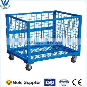 Warehouse Galvanized Cage Stackable Wire Cage Container photo-5