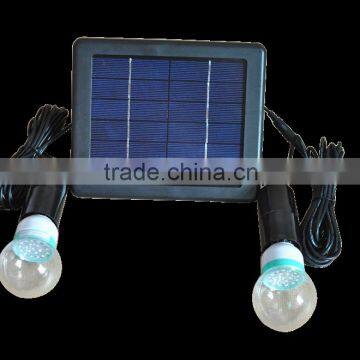 Solar LED light bulb indoor and outdoor single dual lamp light led automatic control and manual emergency lamp light