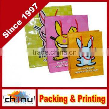 Art Paper White Paper Gift Shopping Promotion Bag(210099)