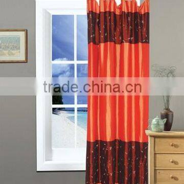 Taffeta with embroidery curtain