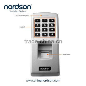 Full Metal waterproof TCP/IP Fingerprint Access Control System 12V Wiegand 26/34 Output standalone access controller with keypad