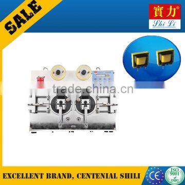 2 Tape 2 transformers same time spindles coil wrapping machine